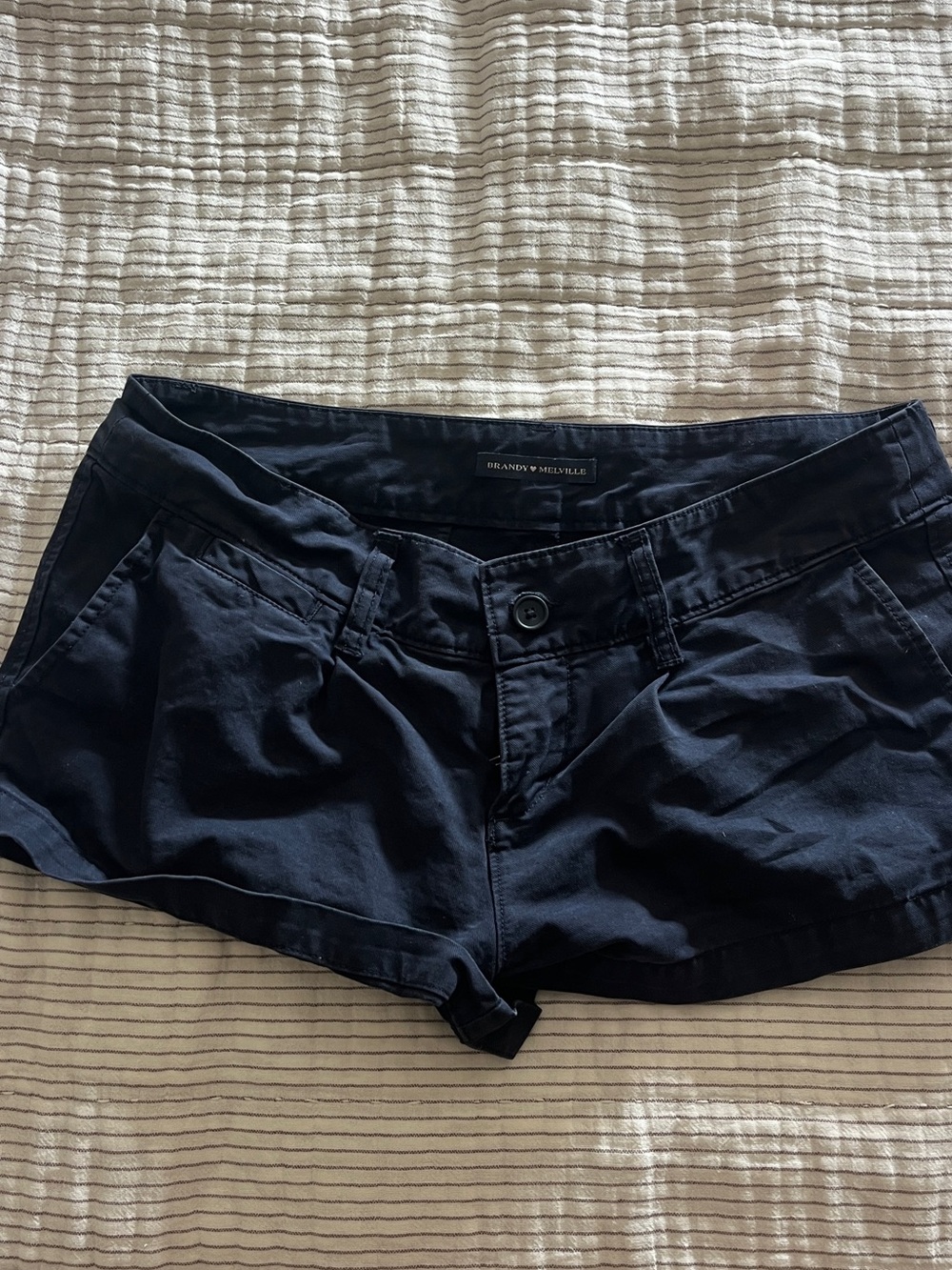 Brandy Melville Navy Cotton Shorts